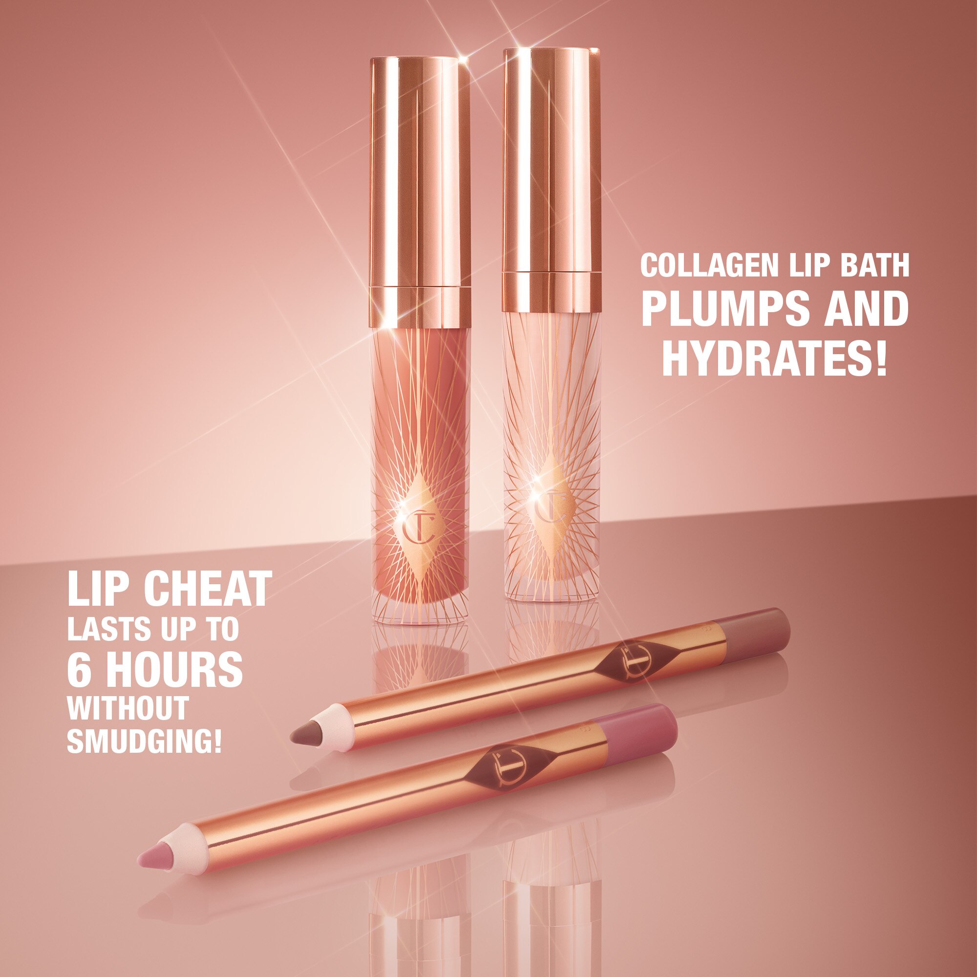 GLOSSY FRESH PINK LIP DUO (SET PARA LABIOS)